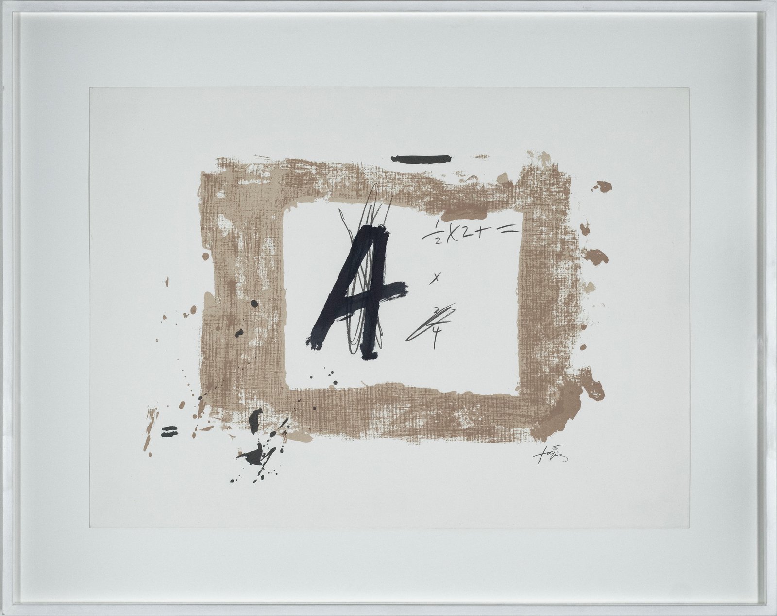 antoni tapies / letter A / 22/091 | twentieth century prints antoni tapies / letter A / 22/091 | twentieth century prints